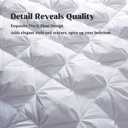 Puredown® Goose Down Comforter Full/Queen Size 800 Fill Power, 100% Cotton Winter Oversized Duvet Insert 700 Thread Count, Heavyweight Cloud Fluffy Pinch Pleat Extra Warmth