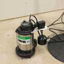 Wayne 3/4 HP Heavy Duty Submerisble Cast Iron and Stainless Steel Sump Pump with NEW Switch - Removes up to 5,490 Gallons of Water Per Hour