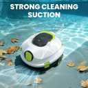 Y20 Robotic Pool Cleaner, Cordless Pool Vacuum for Above Ground & Inground Flat Pools with Dual Motors, 130 Min Runtime, Auto-Parking, Powerful Pool Vacuum Robot for Up to 1200 Sq.Ft
