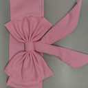 Women Long Chiffon Sash Waist Tie Belt Shirt Belts for Cocktail Party Wedding, Pink
