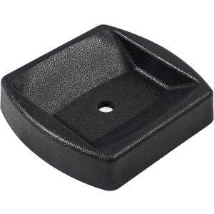 LEORAY Jack Wheel Chock, Reinforced Rubber Jack Caster Wheel Dock for Caravans and Trailers (Dual Wheel)