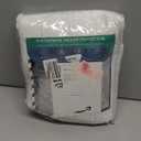 100% Stain Resistant & Waterproof Standard Size Pillow Protectors with Zipper Set of 1- Bed Bug & Dust Mite Proof White Pillowcases - Breathable, Comfortable Covers for Pillows, 21 x 27 Inches