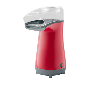 Electric Popcorn Maker Machine for Home Use, 1200W Hot Air Popcorn Popper with Transparent Lid, Auto Pop and Blow Out, PP Material for Kids and Family Snacks