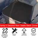 BestEvMod for Ioniq5 Cargo Liner Second Row Seats Back Cover Mat All Weather Rear Seat Protector Pet Mat XPE Material Compatible with Hyundai Ioniq 5 2026 2025 2024 2023 2022 Accessories