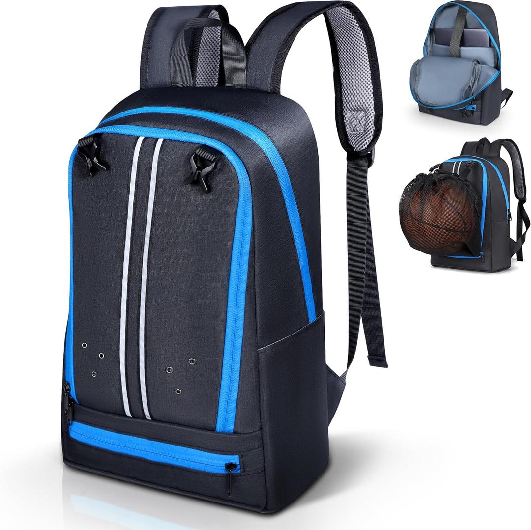 Geestock Sport Gym Backpack for Men & Women with Detachable Mesh Bag & Shoes Compartment, Lightweight Waterproof Multi-Purpose Workout Backpack for Travel, Work, Sport & Daily Use