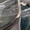 vancasso Starry Dinnerware Set for 4, Handmade Reactive Glaze Stoneware 12 Pieces Plates and Bowls Sets, Dishwasher and Microwave Safe Dish Set, Green