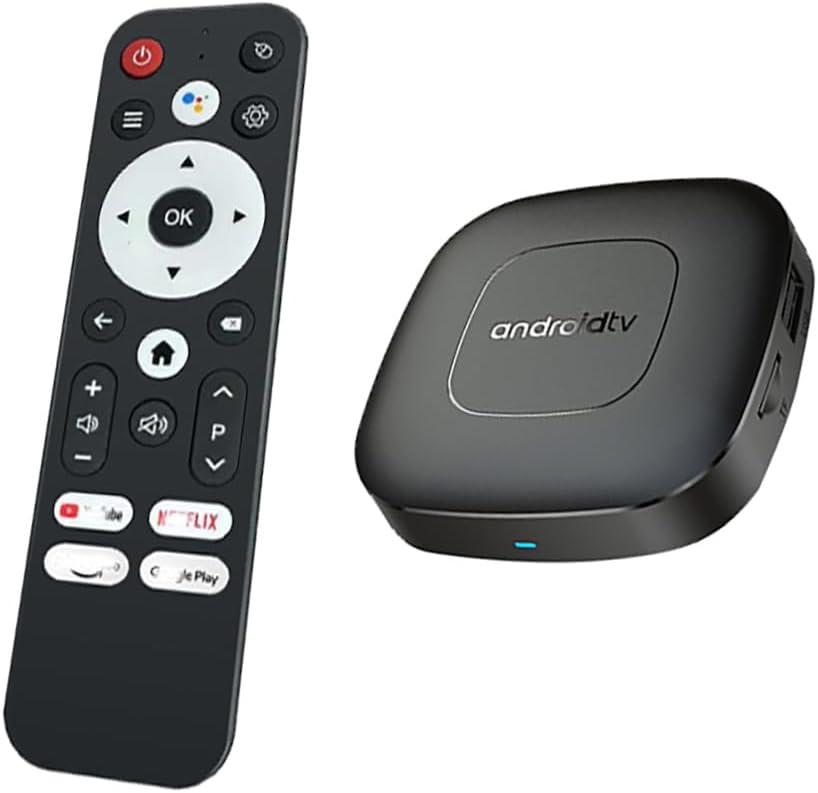 T1 Deluxe Edition Android 14.0 ATV Box Quad-Core WiFi6 2.4G/5.8Ghz BT5.0 8K AV1 Ultra HD Voice Control Smart Android TV Box Home Player