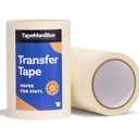 TapeManBlue 6" x 100' Roll of Paper Transfer Tape for Vinyl, Made in America, Premium-Grade Transfer Paper for Vinyl with Layflat Adhesive, Application Tape for Crafts, Decals, and Letters
