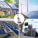 Solar connectors Tool-Free Solar Cable connectors Solar Connector for 3 Solar Panels Water Proof Solar Panel connectors 2 to 6 Y-Branch Parallel Adapter Solar Cable Extension2Y6,1PCS