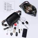 Yonami Genuine Leather Crossbody Bags for Women - Crossbody Bags for Women Trendy - leather Small Purses for Women (Black-2)