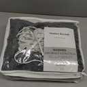 Electric Heated Blanket Throw Size 50"x60", Ultra Soft Sherpa Fleece, 5 Heat Levels & 3-Hour Auto-Off, Fast Heating for Cozy Winter Comfort, Dark Gray (04-dark Grey)