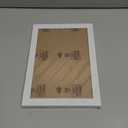 6x9 Picture Frame White, Rustic Natural 9x6in Photo/Portrait/Poster/Art Frame, Wall Hanging/Tabletop, Horizontal/Vertical Display Gallery Family Wedding Memorial Pic Frame Gift