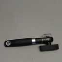 Can Opener, Safe Side Cut Manual Can Opener with Durable Sharp Blade, Smooth Edge Cutting, Effortless Big Knob, Comfortable Grip Handle, Black