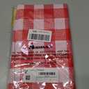 misaya 4 Packs Buffalo Disposable Table Cloth, 54 x 108 Inch Waterproof Plastic Tablecloth, Rectangle Red and White Checkered Table Covers for Picnic, Birthday, 4th of July Party