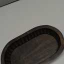 Samhita Mango Wood Decorative Bowls for Home Dcor, Decorative Long Wooden Bowl for Table Centerpiece (10" x 6" x 2")