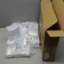 Pegboard Wall Organizer Set  4 Peg Boards with Hooks & Shelves  Office, Kitchen, Gaming Room Desk Pegboard Storage  Peg Board Wall Display Rack (White)