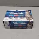 Blue Buffalo Tastefuls Natural Pate Wet Cat Food Variety Pack, Salmon, Chicken, Ocean Fish & Tuna Entres 3-oz Cans (12 Count - 4 of Each Flavor) (EXP 01/09/26)