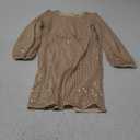 GRACE KARIN Girls Sparkly Sequin Formal Dress Long Sleeve Bodycon Fancy Party Dress 10Y