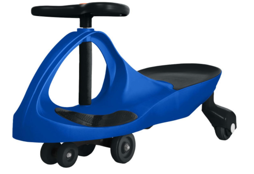 Wiggle Car - Ride on Toy for Ages 3 and Up - Toddler Ride on Toys with no Batteries, Gears, or Pedals Just Twist, Wiggle, and Go by Lil Rider (Blue and Black), 30"L x 13.5"W x 16"H