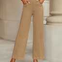 GRAPENT Women's Business Casual Jeans - Dressy & Casual, Size L (12, 14), Iced Coffee Color