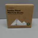 2-Pack Mini Crib Sheets Fitted - 38x26 Pack N Play Sheets for Pack and Play Mattress, Organic Cotton, Soft & Breathable Playard Bedding, Neutral Mini Toddler Bed Cover for Boys, Girls (KeaSafari)