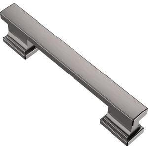 Alzassbg 10 Pack Brushed Black Nickel Cabinet Pulls, 3-3/4 Inch(96mm) Hole Centers Kitchen Cabinet Handles for Cabinets and Drawers AL3061BBN