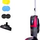 Ewbank EPV1100 4-in-1 Floor Cleaner, Scrubber, Polisher and Vacuum, Red Finish, 23-Foot Power Cord
