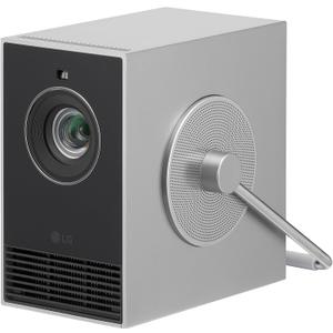LG CineBeam Q HU710PB 4K Smart Portable Projector with Auto Screen Adjustment, Auto Focus, RGB Laser, Up to 154% DCI-P3