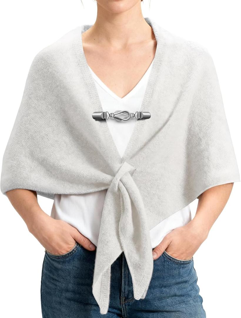 Pashmina Shawl Wraps for Women Poncho Shawl Knit Cape Cashmere Wrap for Evening Dresses and Daily Wear.