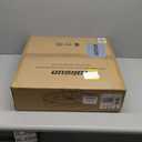 VOLISUN Low Profile Ceiling Fans with Lights and Remote, Fandelier Ceiling Fan Flush Mount, 3000K-6500K Smart Bladeless LED Fan Light, Black Modern Ceiling Fans with Lights for Bedroom (19.7 INCH)