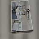 Asidrama 10 Pack 3 Inch(76mm) Matte Black and Champagne Bronze Cabinet Pulls Knurled Cabinet Handles Cupboard Handles Kitchen Cabinet Hardware for Cupboard Drawer Pulls (3" Hole Center)