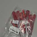 13 Pc Security Torx Screwdriver Set with Magnetic Tip, T4 T5 T6 T7 T8 T9 T10 T15 T20 T25 T27 T30 T40 Cr-V Steel Screwdriver with Red Insulated PVC Handle for Repairing and DIY