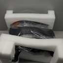 Primed Black FULL LED DRL Projector Headlight Assembly Compatible with 2016-2018 Chevy Silverado 1500/2019 Silverado 1500 LD Right Passenger Side 84893098 GM2503456