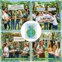 60 Sets Earth Appreciation Gifts Globe Compact Mirrors Earth Day Giveaways World Environment Day Party Favors with Thank You Cards Gifts for Teacher Nurse Volunteer Adult Employee Office Coworker