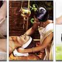 Facial Spa Massage Wall Art Skin Care Wall Decor Relaxing Spa Picture Canvas Prints Bathroom Poster Painting Framed Beauty Salon Home Living Room Decoration Ready to Hang (36''Wx16''H)