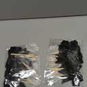 24 Pcs Black Bow Cupcake Toppers for Coquette Party Decorations, Baby Shower and Birthday Cake Supplies (Black)