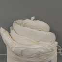 Purevana 100% Merino Wool Mattress Topper for Back Pain Relief Natural Handmade Merino Wool Pad 2 Inches Thick Cooling Breathable with 2 Elastic Straps, Ivory Queen 60x80 Inches