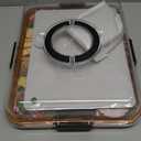 Charcuterie Board with Clear Lid, 2 Side Bamboo Cheese & Cutting Board for Entertaining, Includes 2 Plastic Cutting Mats & 4 Cheese Knives, Travel Snack Tray with lid, Charcuterie Boards Gift Set