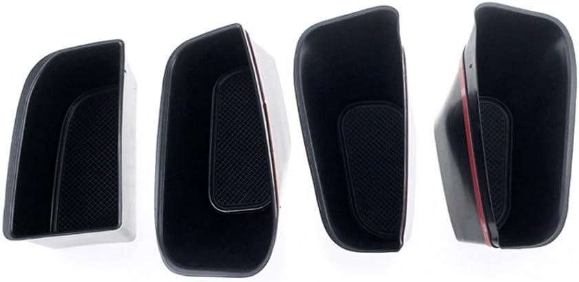 HIGH FLYING 2008-2017 for Audi Q5 8R Interior Accessories Front & Rear Door Inner Storage Box Organizer Container (Only Fit Left Hand Side Driving)