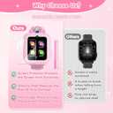 Smart Watch for Kids with 39 Games Touchscreen Camera Video, Music Player, Pedometer, Calculator, Calendar, Stopwatch, Flashlight, Alarm Clock 12/24 hr, Birthday Gifts Toys for Girls Ages 3-12