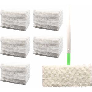 JEBBLAS Pet Dry Sweeping Cloth Refills Heavy Duty Mop Pads Multi Surface Refills for Floor Mopping and Cleaning,Disposable Sweeping Cloth for Standard Sweeper, Pack of 60 Pcs