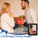 CARFIB 2pcs Car Picture frame Sun Visor Photo Frame Leather Display Memorial Pictures for Couple Family Universal Vehicle Personalized Decor Black