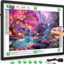 Buspher Magnetic A2 Light Board,25.2"x18.4" Large Light pad with US Adapter
