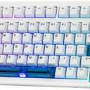 EPOMAKER HE80 Hall Effect Gaming Keyboard, 8K Polling & 32K Scan, Creamy Gasket, DKS, SOCD, Hot-Swappable, RGB Backlit, Wired Gaming Keyboard for PC & Mac (White)