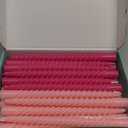 10 Pack Pink and 10 Pack Hot Pink Spiral Taper Candles for Holiday Home Decoration, 10 Inch Unscented Dripless Twisted Candlesticks for Dinner Party Wedding Valentines Day Baby Shower and Easter