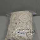 Macrame Wall Hanging Macrame Curtains Boho Door Curtain Panels Handmade Wall Art Home Wall Dcor,52"x 57"