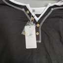 Aimeilgot Mens Henley Long Sleeve Shirts Front Placket Casual T-Shirts Washed Soft Classic Tee, 2XL 