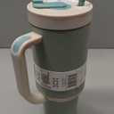 Ello Oasis 40 oz Tumbler with Handle & Retracting Straw | Reusable Insulated Stainless Steel Cup 100% Leakproof, Gifts for Teens Women Men | Keeps cold for 20 Hours, Cup Holder Friendly, Pistachio