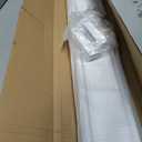 KUZRZNH Double Row Ceiling Curtain Track System, White, 3.3ft (1m)