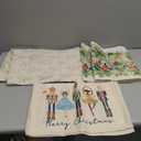 Artoid Mode Christmas Trees Beige Soft Plush Faux Fur Jacquard Christmas Table Runner, Holiday Kitchen Dining Table Decoration for Home Party Decor 13x90 Inch